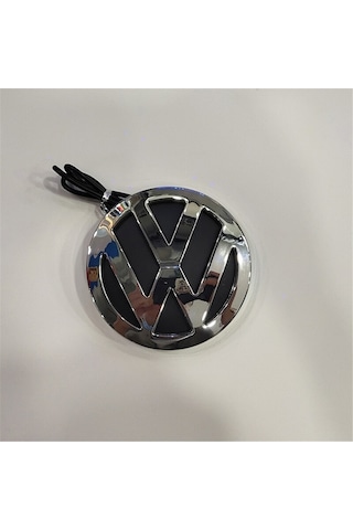 Maoyaya 4d Led Araba Amblem Işıkları Vw Volkswagen Beyaz 11cm 4d Logosu Işığı