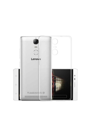 Lenovo K5 Note Kılıf Şeffaf Silikon Hibrit Case Renksiz