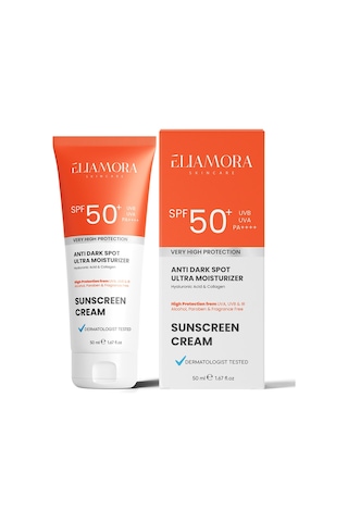 Eliamora Yoğun Leke Karşıtı +50 SPF Güneş Kremi 50 ML