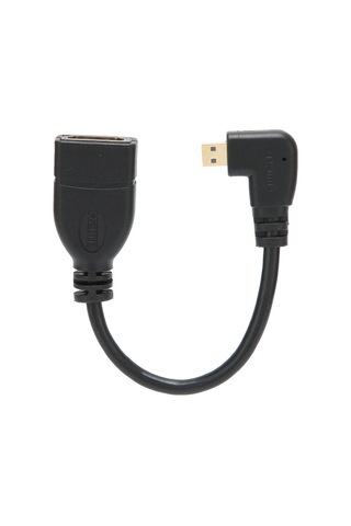 Hd Multimedya Arayüz Adaptör Kablosu Dişi - Erkek Kablo 90 Derece Açı Dönüştürücü