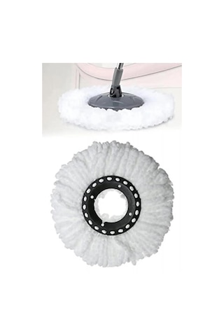 Lider Mikrofiber Yuvarlak Mop Paspas Vileda Ucu 2 Adet