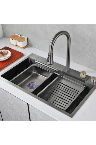 Fleko 750x450 Cm Ankastre Evıye Setı Sıyah Paket Diğer