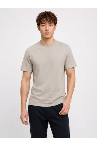 LOFT Regular Fit Erkek Tshirt K.kol Lf2042724 Q1.v1 Açık Bej