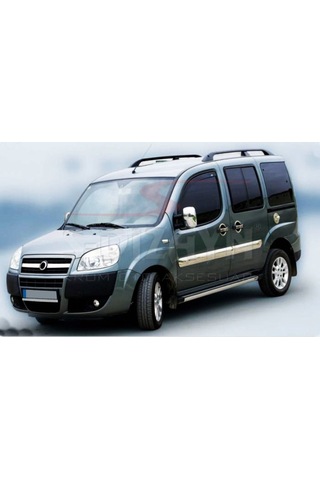 S-Dizayn  Fiat Doblo Krom Yan Kapı Çıtası 4 Prç 2006-2010 Geniş