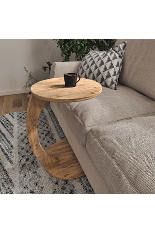 İntergo Tekerlekli C Yan Sehpa Atlantik Çam