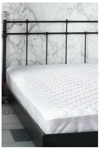 Clasy Çift Kişilik Kapitoneli Yatak Koruyucu Fitted Alez 180 X 200 Beyaz