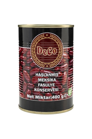 Deco Haşlanmış Meksika Fasulye Konservesi 400 Gr