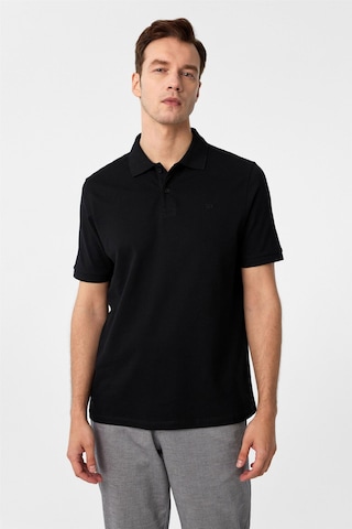 Süvari Siyah Regular Düz Polo Yaka Tişört-37400 Siyah