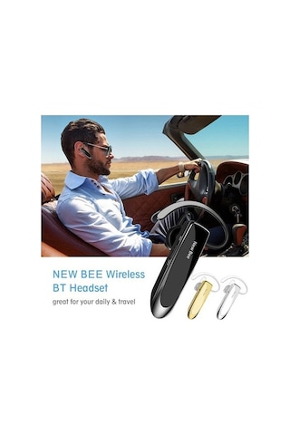 Fortunelane Yeni Bee Tekli Kablosuz Bluetooth Kulaklık - Paslanmaz Mikrofonlu 24 Saat Çalma Süresi, Şık Renk, Uyumlu Boyut, Herke