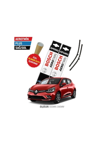 Bosch Aerotwin Plus Renault Clio 4 Silecek Takımı (2012-2020)