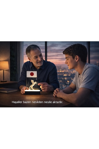 Japonya Bayrak Dekoru Kişiselleştirilebilir Led Tabanlı Masa Üstü Manifest Hediyelik Ofis Ev Dekoru 3d Baskı Özel Tasarım 100 Adet