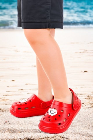 Kiko Kids Eva Plaj Havuz Okul Kreş Erkek Çocuk Terlik Twg 755-1 Kırmızı