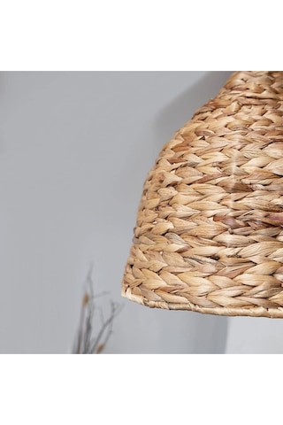 Diamond Model Tekli Rattan Bambu Tasarım İskandinav Bohem Avize