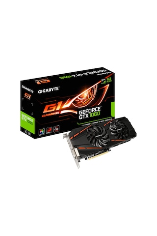 Gigabyte Nvidia GeForce GTX 1060 G1 Gaming 6GB 192Bit Ekran Kartı