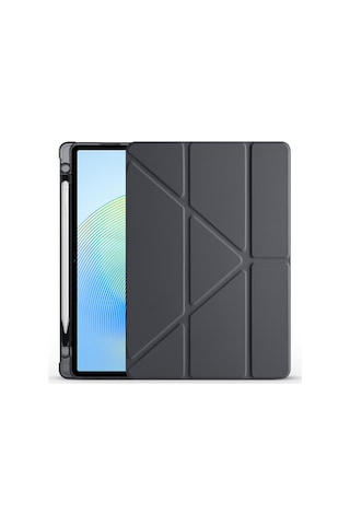 Honor Pad X8a Kılıf Tri Folding Kalem Bölmeli Standlı Kılıf Kapaklı Kılıf