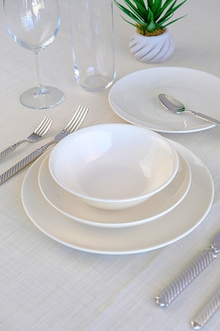 Tabak Evi Porselen Chic Yemek Takımı 24 Parça 6 Kişilik