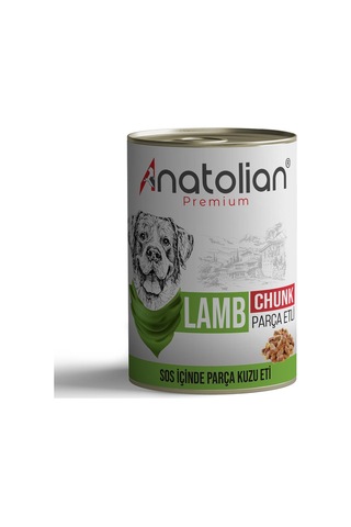 Anatolian Premium Adult Lamb Kuzulu Parça Etli Yetişkin Köpek Konservesi 12 x 400 G