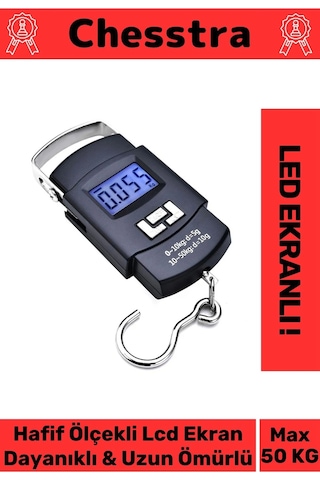 Lcd Ekran Seyahat Bavul Ağırlık El Terazi Dijital Çok Amaçlı Taşınabilir Askılı Pilli Bagaj Tartısı Çok Renkli