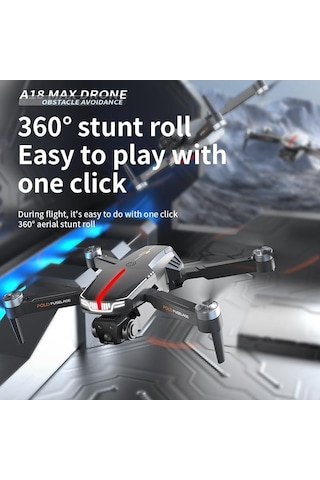 C13s Fırçasız Mini Drone Optical Flow Stabilizasyon Wifi Fpv Canlı Görüntü Engel Sensörlü Katlanabilir Uzaktan Kumandalı Drone Headless Mod