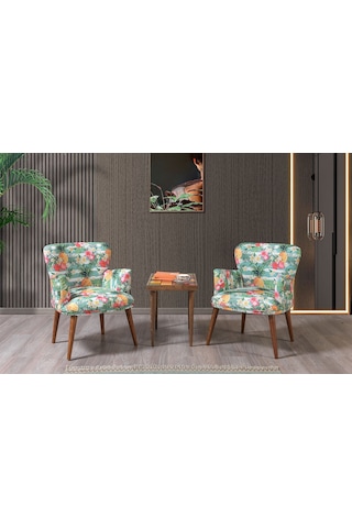 Bahar Çay Seti (Balkon, Salon, Cafe, Ofis) 2+1+1