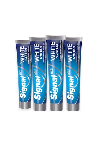 Signal White System Original Diş Macunu 4 x 75 ML