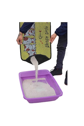 Aktunç Elekli Tuvalet Desenli Önü Kedi Kumu Paspası 60x120 Cm Desen 5