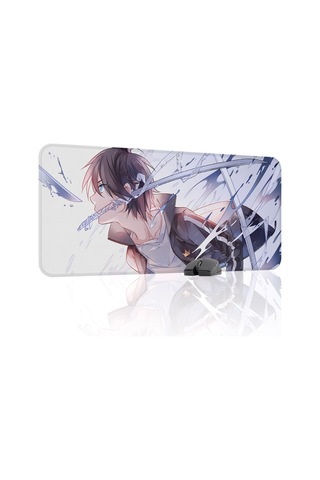Noragami Kaymaz Dikişli Kauçuk Oyuncu Mousepad V2 - 90x40 Xxl Gaming Mouse Pad Fare Altlığı