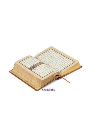 Kur'an-ı Kerim Mühürlü, Küçük Boy Yaldızlı Termo Cilt Taba-1453