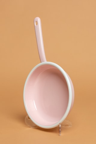 Rosa Di Verona Emaye Saplı Pembe Sahan Ebutay Pembe