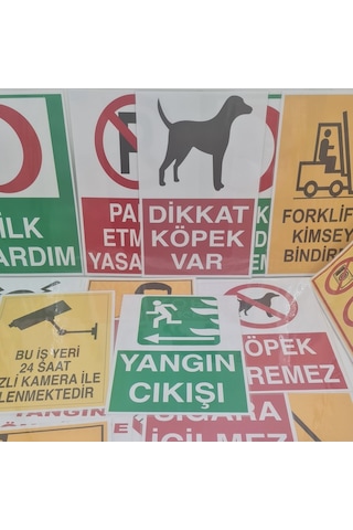 Jetyazdır Uyarı Levhaları ''kaynak Işıgından Gözlerini Koru '' A4 Pvc 30 21 Cm