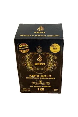 Camp & Shisha Kefo Gold 1Kg Nargile Kömürü | Barbekü Kömürü |Bbq Cs |