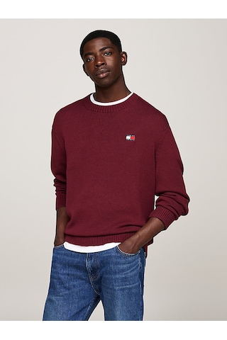 Tommy Hilfiger Tjm Reg Badge Sweater Mor