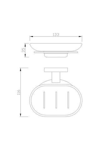 Fontana - Sabunluk Krom, Cam Outlet - Fc-40102- Diğer