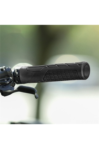 Monyee Mountain Bike Silikon El Tutucuları: Kaymazsız, Şok Emici, Kilitlebilir - Turuncu Çift, Bisiklet Aksesuarı Çok Renkli