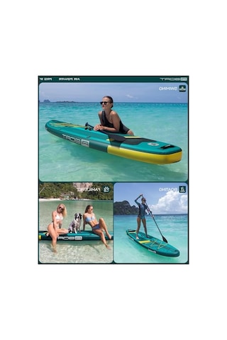 335x86x15 Cm Boyutlarında Şişme Sup Board, Geniş Ve Dengeli Tasarım