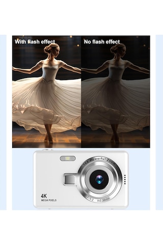 Çok İşlevli Ccd Kamera, 2.4 İnç Lcd Ekran Öğrenci Dijital Kamera, 16x Dijital