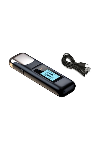 Neevoyu Alkol Testeri - Doğru Alkol Oranı Ölçümü, Kolay Kullanım, Taşınabilir Tasarım, Siyah Abs Malzeme Siyah