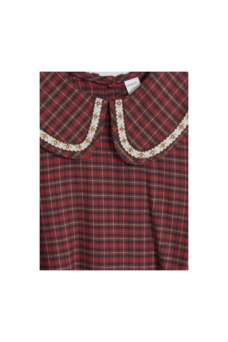 LC Waikiki Alıta Cıty Farkıyla Lcw Kids Yeşil Gabardin Ekose Kız Çocuk Elbise Yesil - 930599416 Yesil