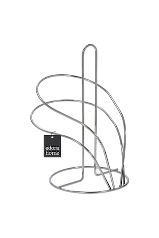 Silver Kuğu Kağıt Rulo Havluluk, Peçetelik Mutfak Banyo Çocuk Yatak Odası Aksesuar - Metal Paslanmaz Gümüş