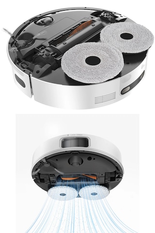 Jonr T5 Pro Gen 2 15.000pa Robot Süpürge Ve Paspas Beyaz