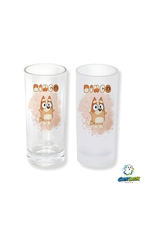 Bluey Buzlu / Buzsuz Seçenekli Rakı Bardağı 1 Adet Şık Sunum Bardağı 0271