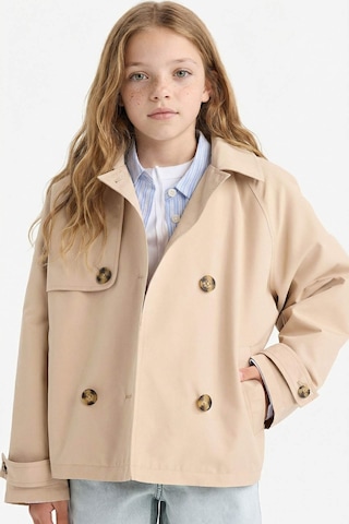 Defacto Kız Çocuk Regular Fit Trençkot D6938a825aubg387 Bej