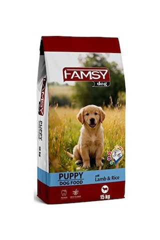 Famsy Yavru Köpek Maması Kuzulu Pirinçli 15 Kg