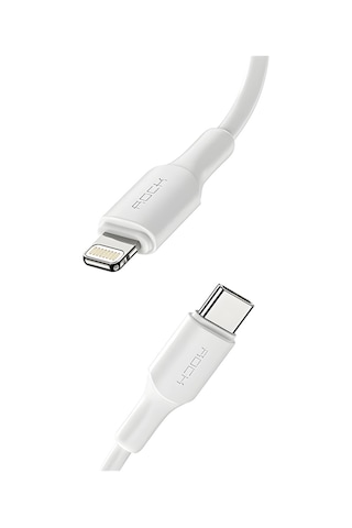 Mfı Lisanslı Pd Type-c To Lightning 1.20m Hızlı Şarj Ve Data Kablosu Beyaz