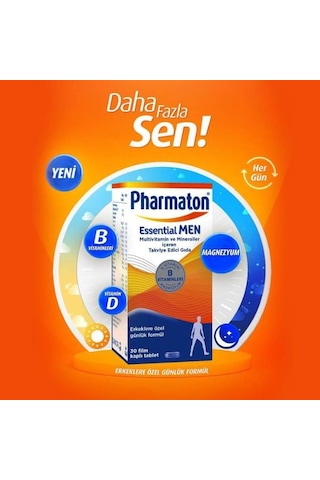 Pharmaton Vitality 30 Kapsül Pharmaton Essential Men 30 Kapsül