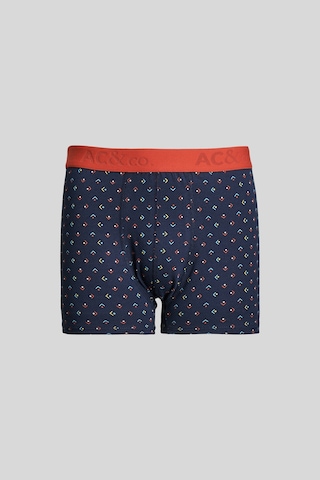 Ac&Co / Altınyıldız Classics Erkek Lacivert-Saks Mavi 3'Lü Boxer Paketi 4A03231P3012Lsxs