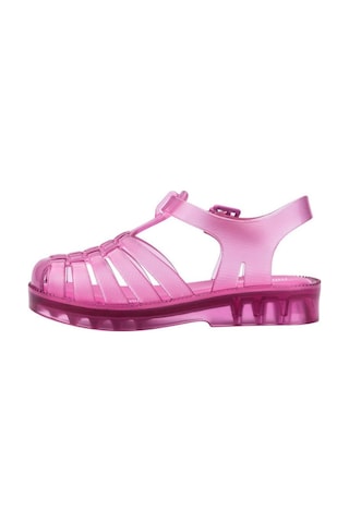 Mini Melissa Bebek Possession Transparan Pembe Sandalet-14578