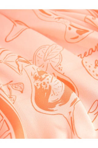 Koton Desenli Kare Şal Pembe 6sak50130aa Gül