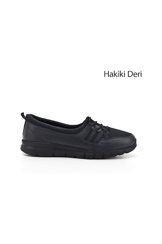 Gönderi(R) Gönderi R Lacivert Antik Dolgu Taban Hakiki Deri Comfort Ayakkabı Lacivert
