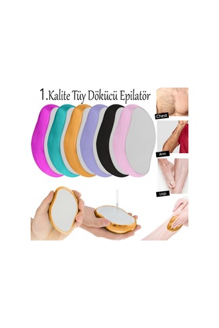 Kristal Epilatör Tüy Dökücü Renkli